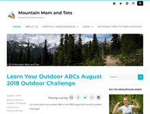 Tablet Screenshot of mountainmomandtots.com
